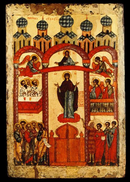 Tiedosto:Jumalanaidinsuojelus pokrova novgorodilainen 1401-1425 wiki.jpg