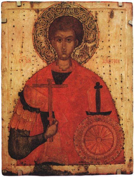 Tiedosto:Demetrios tessalonikialainen pihkova-ikoni 1400 luku wiki.jpg