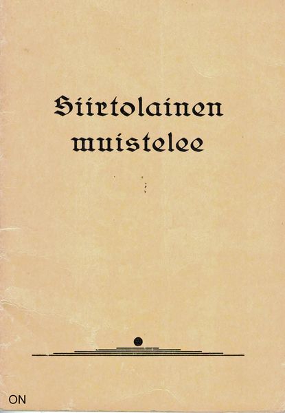Tiedosto:Siirtolainen muistelee kansi.jpg